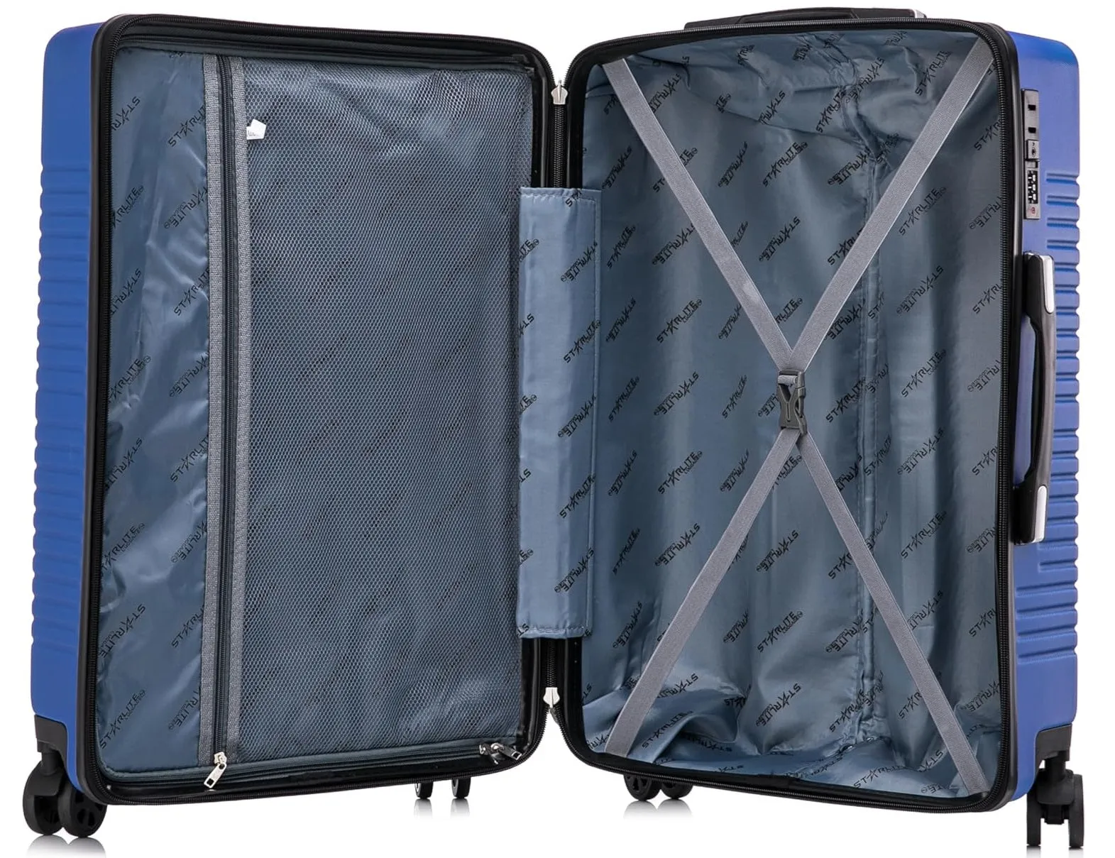 Medium ABS-30 Lightweight Hard Shell Suitcase - Blue