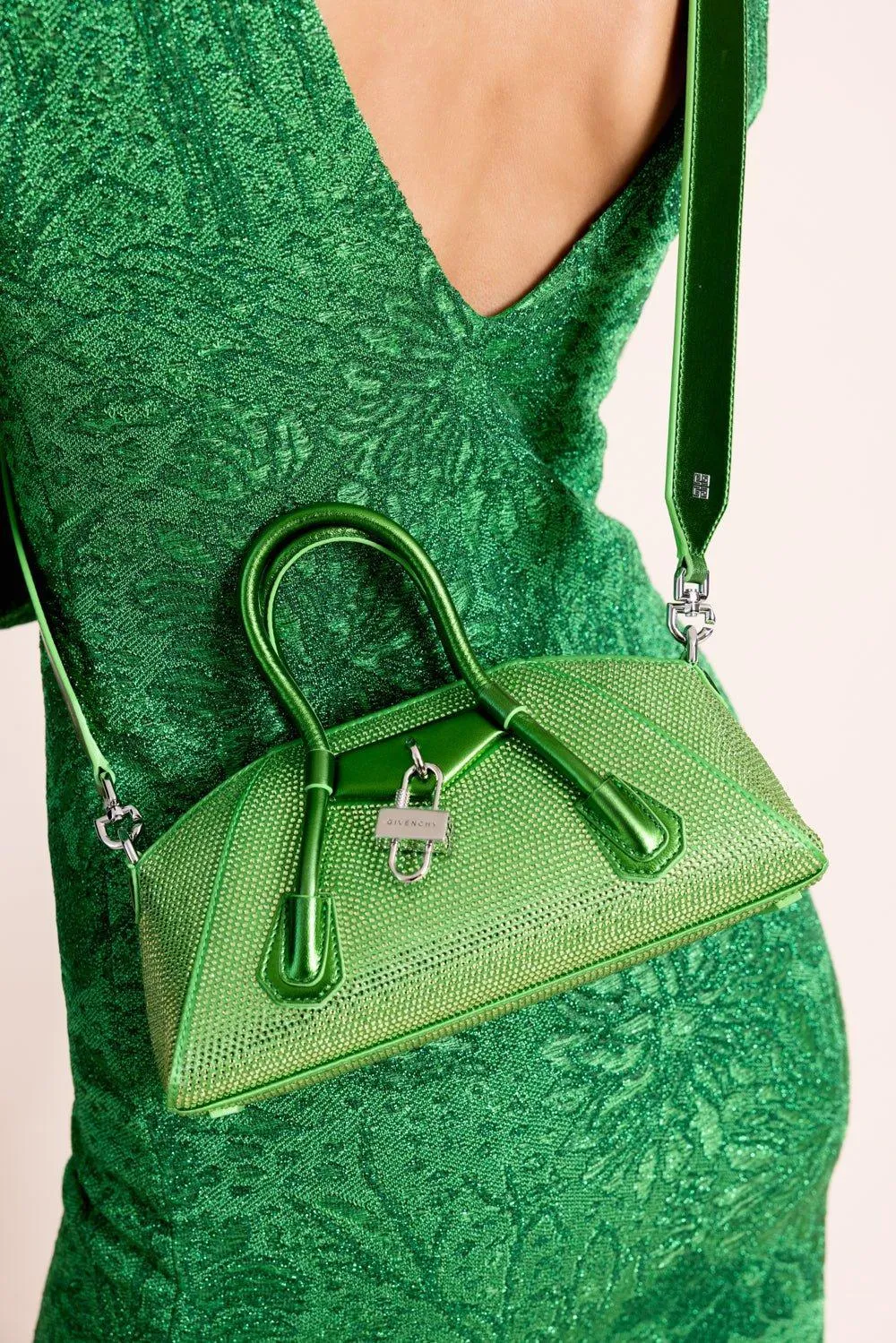 Mini Antigona Stretch Bag - Green