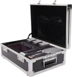 Portable Storage Locking Box, Aluminum Storage Case with Code Lock, Aluminum Briefcase, Medicine Box, Lock Boxes for Personal Items, Cash, Laptop