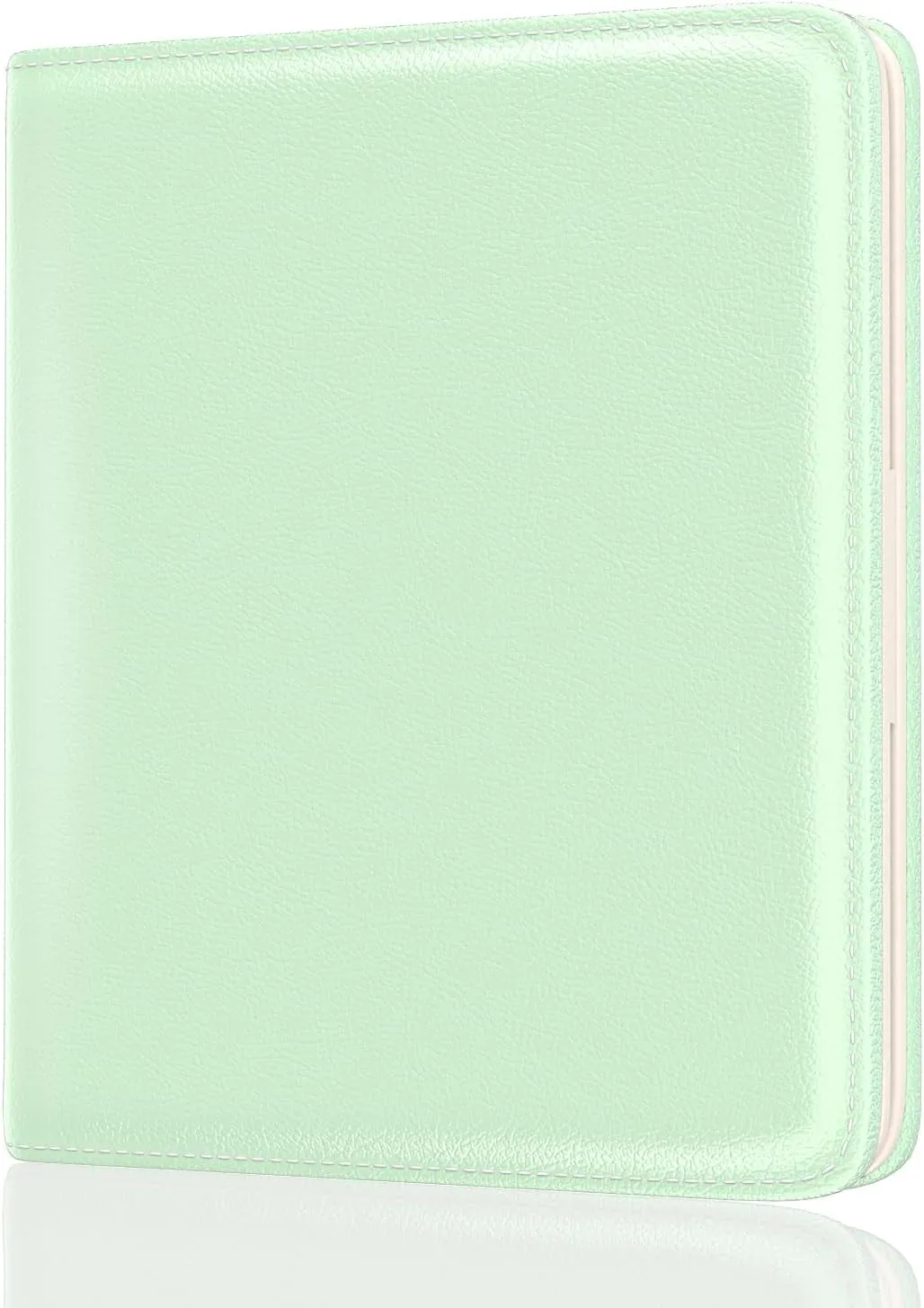 Rouidr Womens Wallet, RFID Small Slim Wallet for Women, Cute Bifold Leather Pocket Credit Card Holder Ladies Mini Purse with Zipper Coin Pocket & ID Window, Green