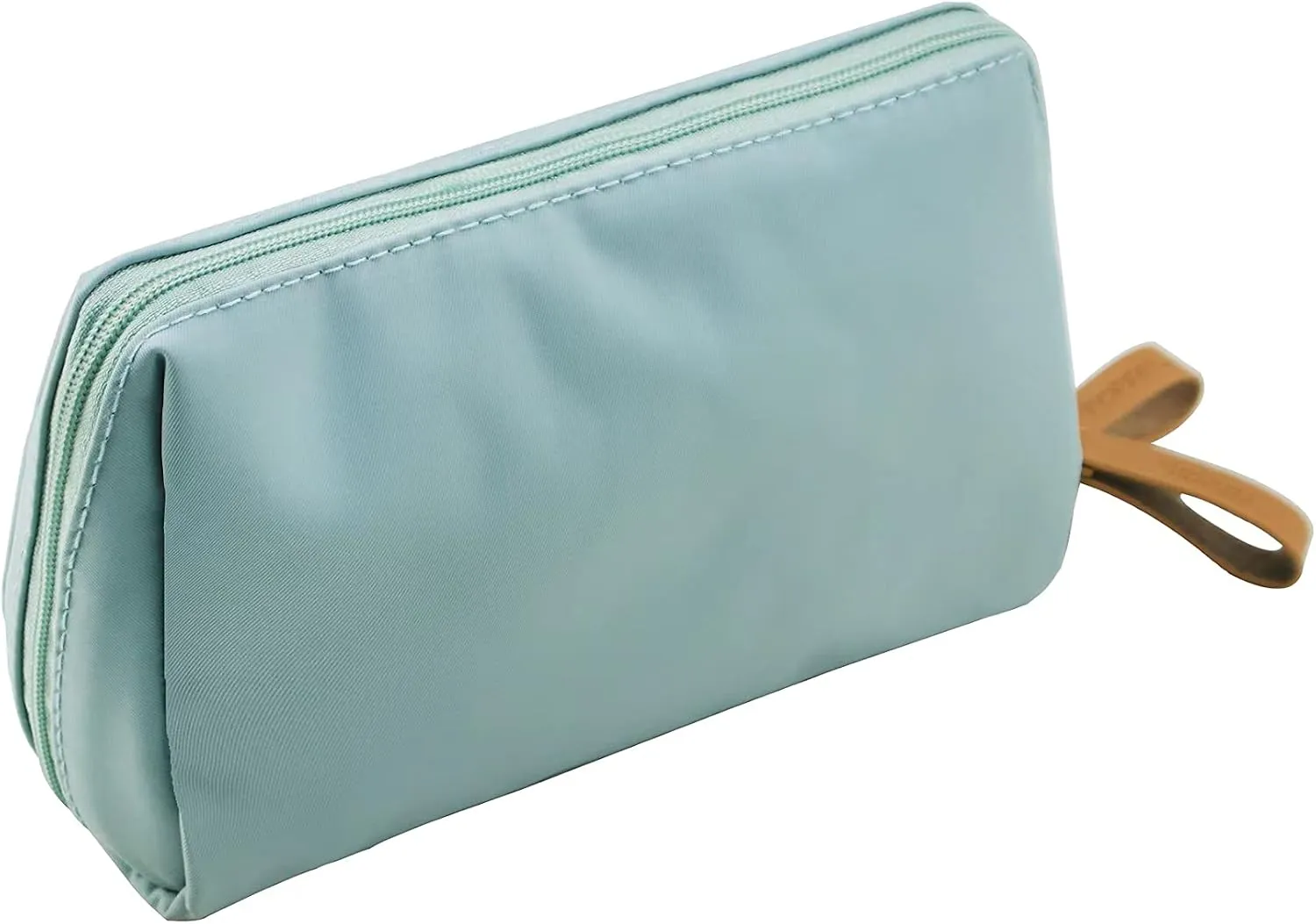 Small Makeup Bag for Purse Portable Waterproof Cosmetic Bag Travel Makeup Pouch for Women (Sky blue, Square)