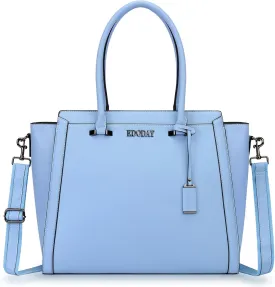 Stylish 15.6 Inch Laptop Tote Bag for Women - Travel Computer Handbag with Long Shoulder Strap