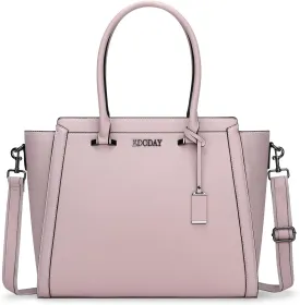 Stylish 15.6 Inch Laptop Tote Bag for Women - Travel Computer Handbag with Long Shoulder Strap