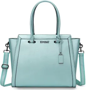 Stylish 15.6 Inch Laptop Tote Bag for Women - Travel Computer Handbag with Long Shoulder Strap