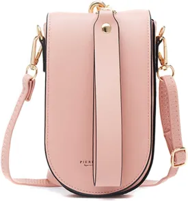 Sunwel Fashion Trendy Cell Phone Bag 5 Card Slots Mini Crossbody Bag Phone Purse Detachable Wristlet for Women Girls