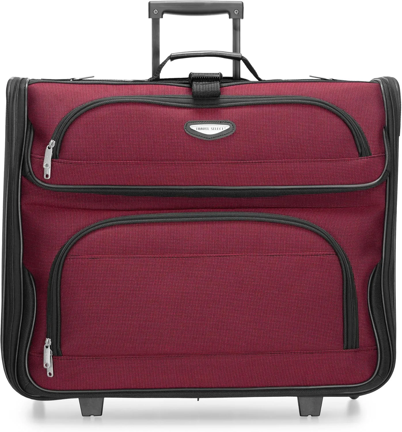 Travel Select Amsterdam Business Rolling Garment Bag, Red, One Size