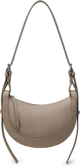 Travistar Crescent Crossbody Bags for Women - Small Shoulder Bag Leather Cross Body Purses Trendy Hobo Handbags Saddle Clutch