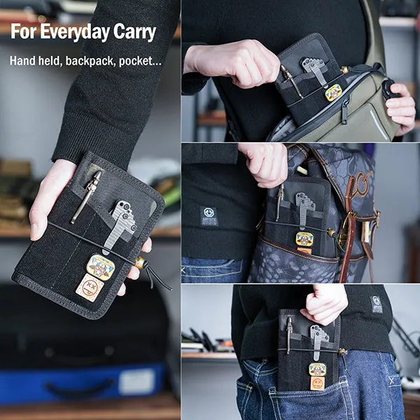 VE11 Tool Pocket Organizer Pouch, Nylon Multitool Pocket Journal
