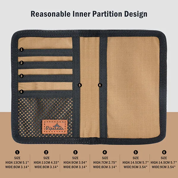 VE11 Tool Pocket Organizer Pouch, Nylon Multitool Pocket Journal