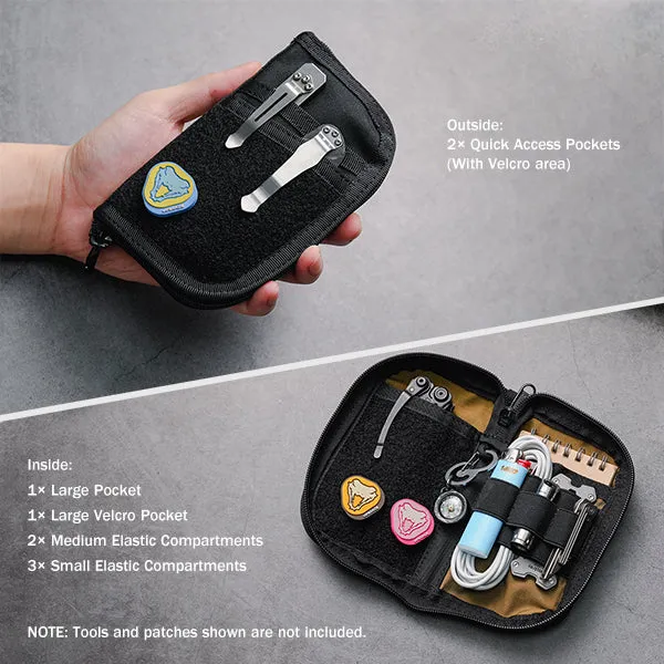 VE22 EDC Pouch, Multitool Pocket Pouch with 4 Pockets