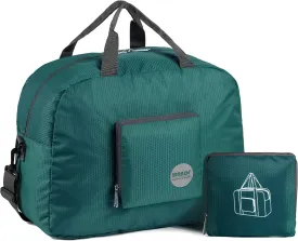 WANDF Foldable Travel Duffel Bag Luggage Sports Gym Water Resistant Nylon